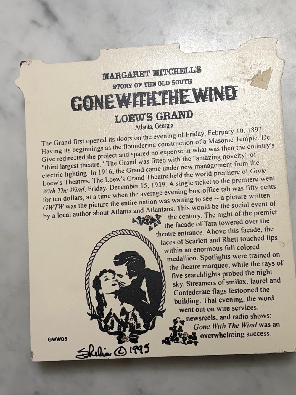 Gone with the wind collectible - Picture 2 of 4